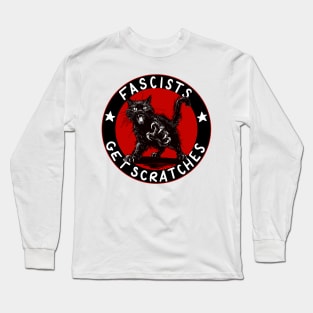 Cats Against Fascists Long Sleeve T-Shirt